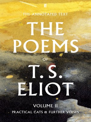 cover image of T. S. Eliot the Poems, Volume 2
